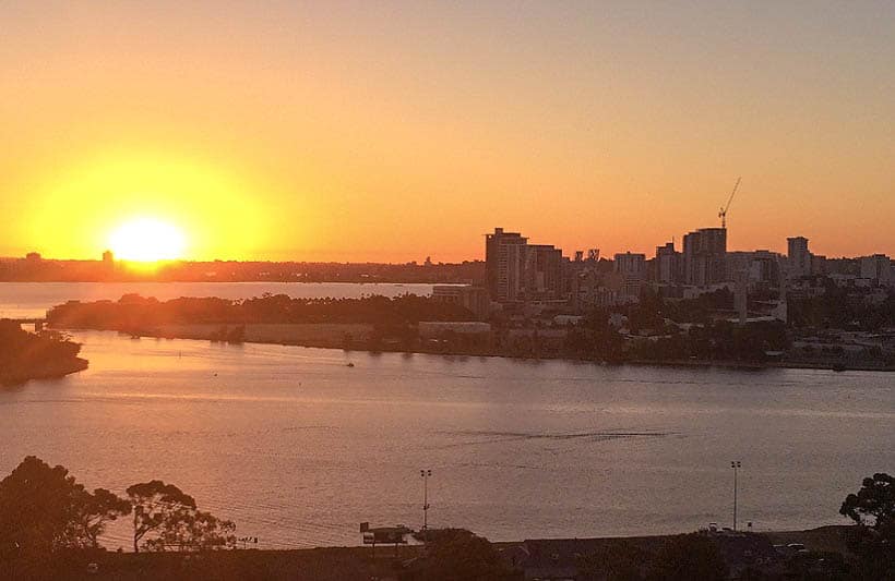 crown-towers-perth-swan-river-sunset